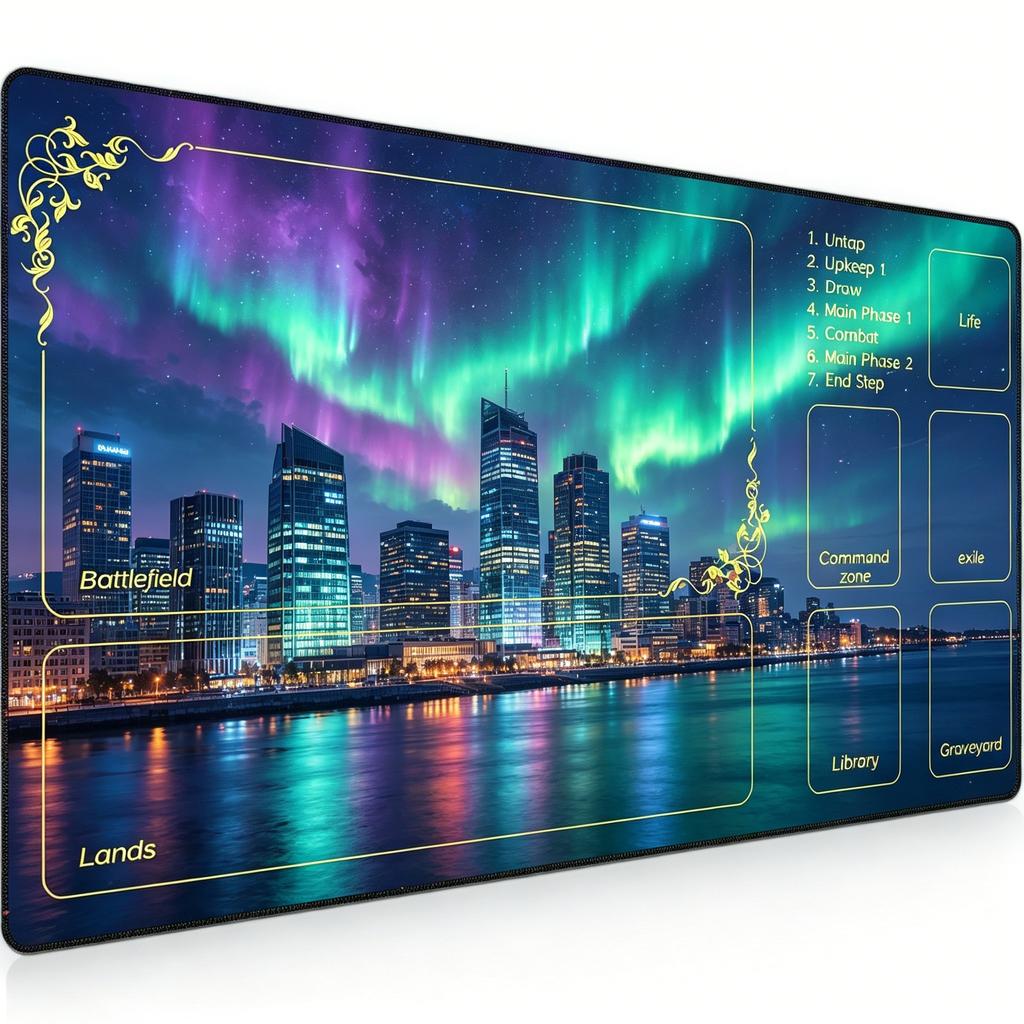 1pc Magic Party Game Pad 5999 X 350 Cm Mouse Pad Attic Pattern Non Slip Base Suitable For Pcg Tcg Desktop Game Acce
