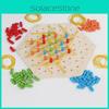 Wooden Geometric Chain Puzzle Game For Family Brain Teasers And Skills Development
