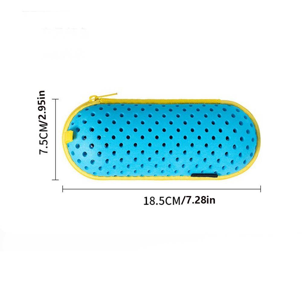 Anti-Fog Protective Swim Goggles Case Hollow Waterproof Eyeglasses Holder Breathable EVA Glasses Storage Box Sports Gear