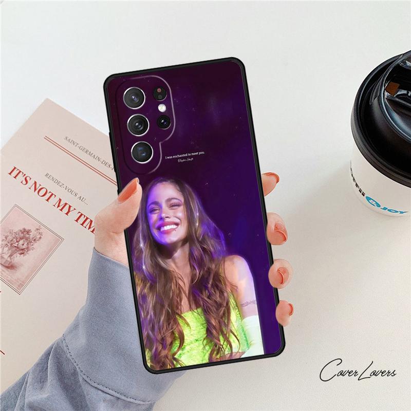 Чехол для телефона Tini Stoessel Для Samsung Galaxy S24 S25 S23 S22 Ultra Note 10 20 Plus S20 S21 FE Обложка