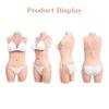 KUMIHO Fake Breast Forms Silicone Bodysuit Realistic Boobs Tits False Vagina Crossdresser Transvestites Costumes Shemale Chest