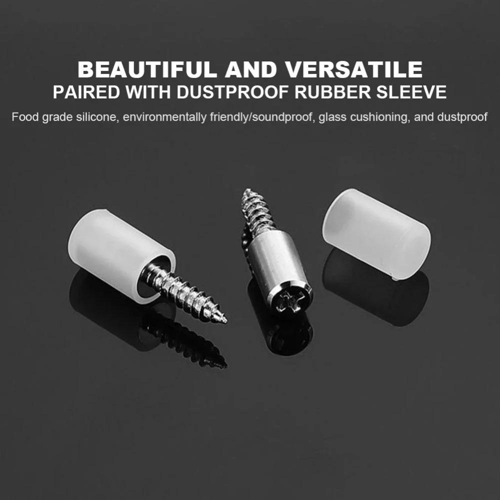 100 шт. саморезы со встроенными винтами, держатель пластины, винты для полки, колышки с нескользящей крышкой, опора для полки шкафа, фиксированные штифты кронштейна