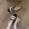 Fashion Women Flat Shoes Fashionable Versatile Square Toe French Mary Jane Shoes Women Summer Soft Soled Beanie Shoes Zapatillas De Muje