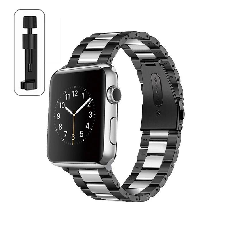 Stainless Steel Strap For Apple Watch Ultra 2 49mm 45mm 41mm 40mm 44mm 46mm Watch Strap Metal Bracelet For iWatch 10 9 8 7 6 5 4