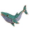 High -End Exquisite European And American Fashion Jewelry Brooches Rhinestone Whale Brooches Crystal Collar Brooches
