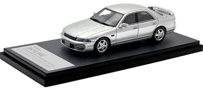 INTERALLIED Hi Story Масштаб 1/43 Седан Nissan Skyline 4-дверный GTS25t Type M Spec II (1996) Модель HS477SL с отделкой Sonic Silver