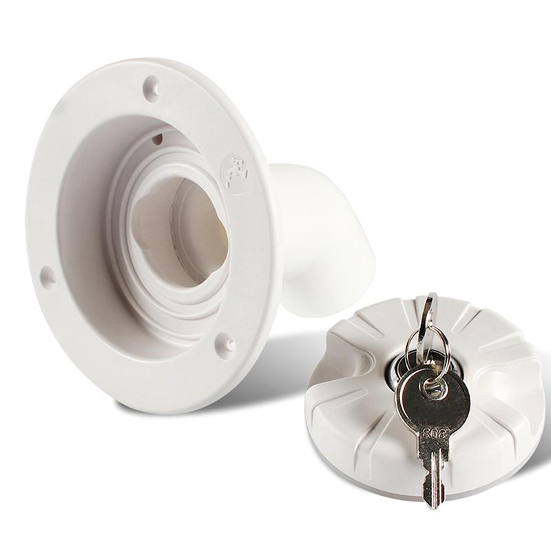 Rubber Lockable Leakproof Fresh Water Inlet Motorhome Camper Boat Rv Accessory