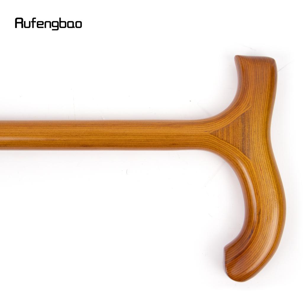 Оранжевая деревянная модная трость с одним шарниром, декоративная трость для косплея, булава на Хэллоуин, костыль, жезл, посох, 92 см