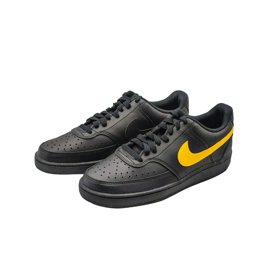 Nike Court Vision Lightweight And Breathable Low top Skateboard Shoes Unisex Black Gold DH2987-002(Team577-vision)