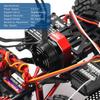 2204 2400KV Brushless Outrunner Motor with Transmission & 30A Brushless Mini ESC for 1/24 RC Crawler Axial SCX24 Upgrade