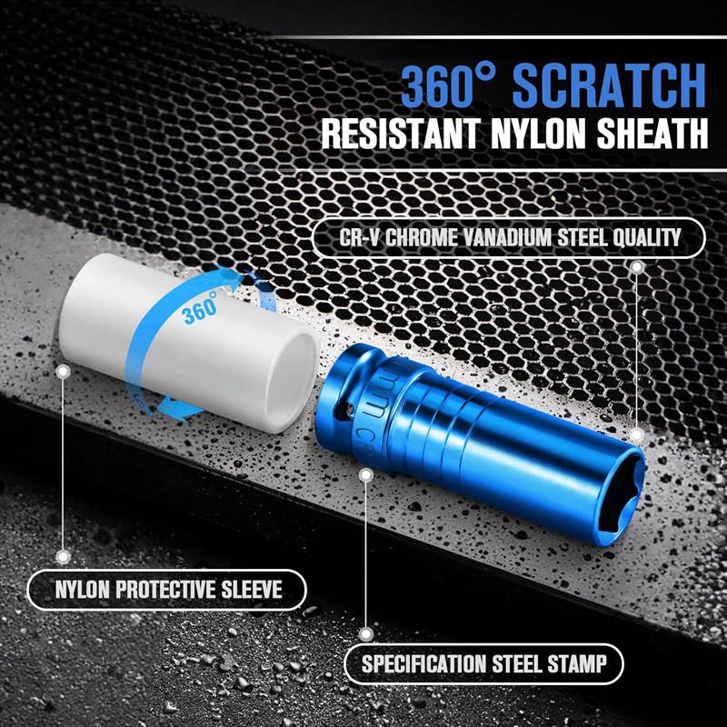 3/5 комплекта защитных головок для приводного колеса, набор ударных втулок, прочные пластиковые втулки 15 мм/17 мм/19 мм/21 мм/22 мм