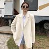 Spring Petite Slimming Blazer - Women's Korean Style Loose Fit Small Suit