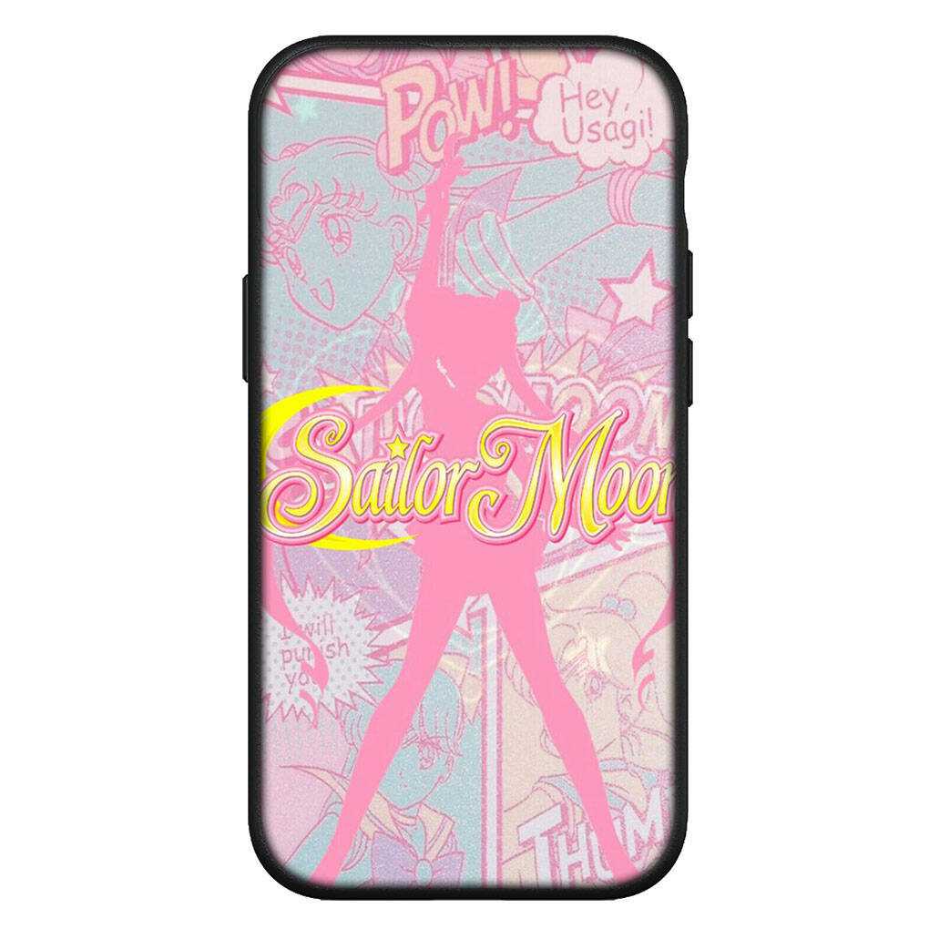 Чехол для iPhone 17 16 15 Xiaomi Poco Redmi Note 14 13 12 11 Pro Max 9 16e Samsung Galaxy S25 S24 S23 OPPO Huawei Моряк Аниме Луна Милый Чехол для Телефона