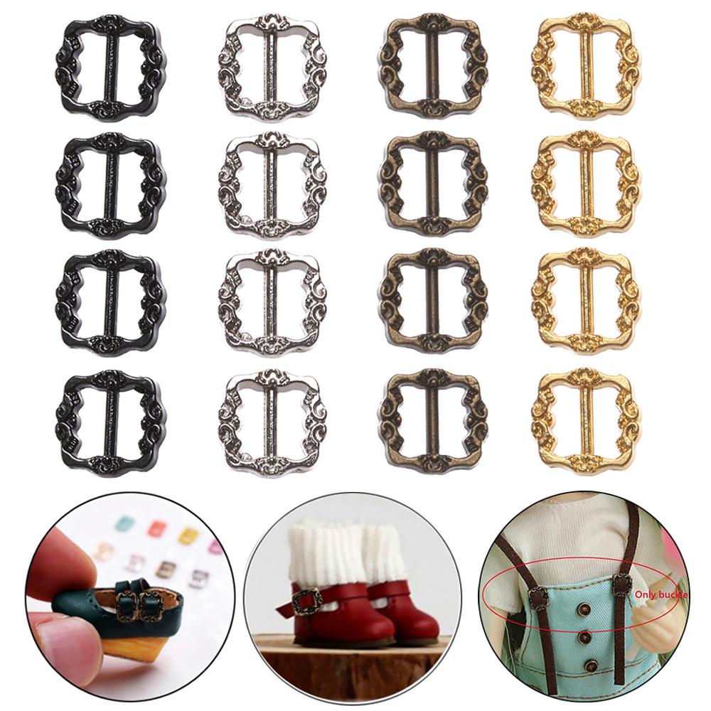 Girls Toys Diy Dolls Buckles Tri-glide Buckle Pattern Belt Buttons Doll Bags Accessories