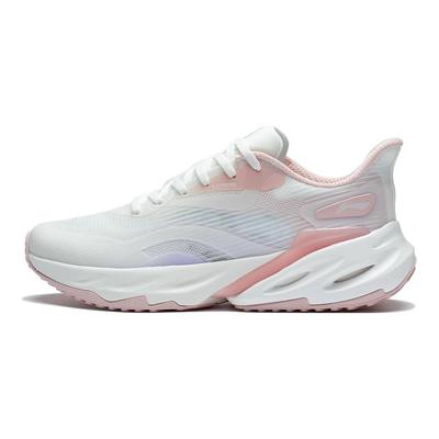 Кроссовки женские Li Ning Yue Dong 2.0 с нескользящей износостойкой амортизацией и низким верхом, белые, розовые, ARST030-4