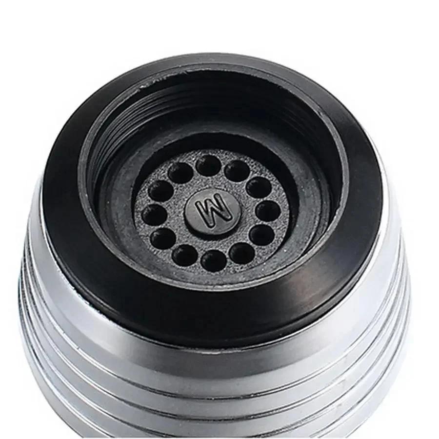 Kitchen Faucet Sprinkler Water-saving Device Lengthening Rotating Splash Proof Sprinkler Spray Extender Bubbler