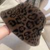 Leopard Print Fisherman Hat Women's Winter Thick Furry Basin Hat Warm Women's Style Autumn Winter Fashion Versatile Leopard Print Queen