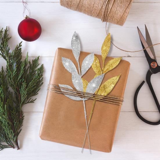 20 шт., искусственные листья, цветы, сверкающие, не требуют воды, реалистичный вид, простота в уходе, имитация листьев