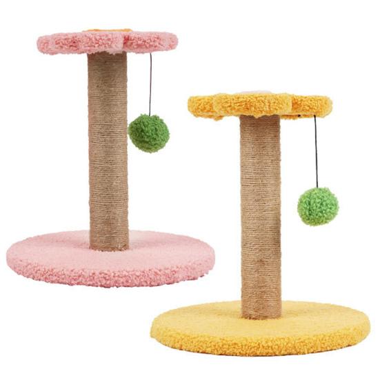 Лазалки для кошек в форме цветка избавляют от скуки натуральный сизаль устойчивая башня-когтеточка для котят товары для животных