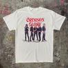 Унисекс Футболка для взрослых с изображением участников группы Crimson Glory в туре BS055