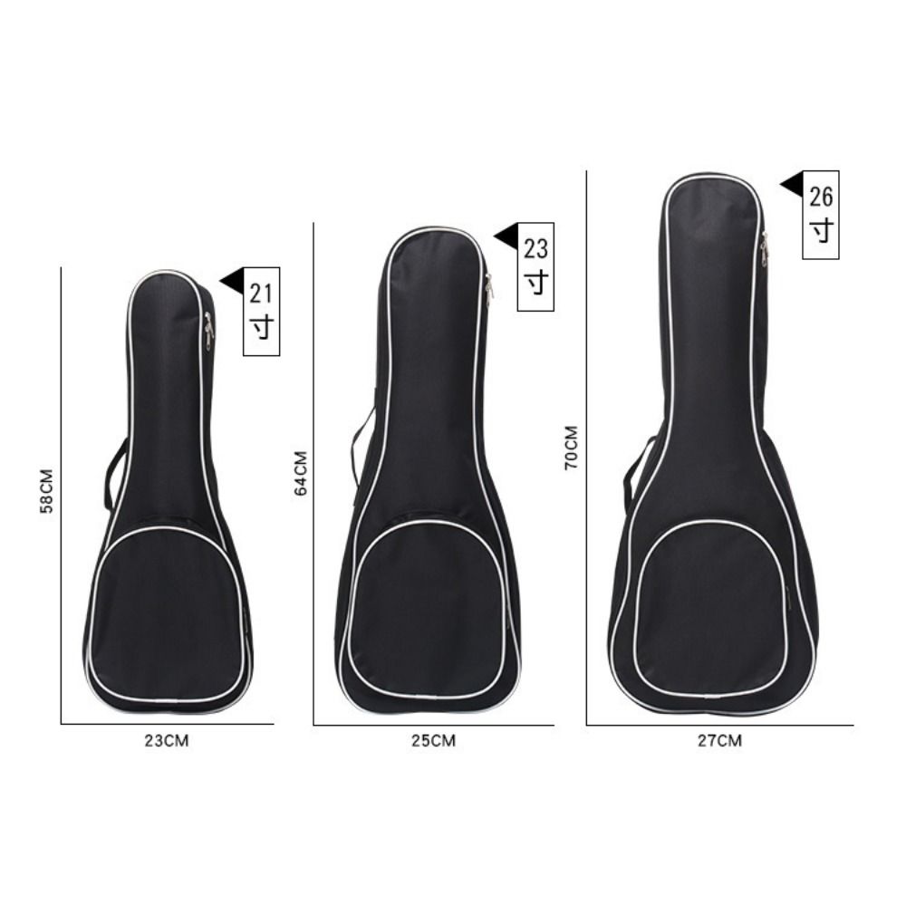 Bag Ukulele Handbag Tenor Ukulele Case Ukulele Zipper Bag Thicker Ukulele Bag Guitar Gig Bag