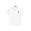 Polo Cartoon Bear Embroidered Casual Slim Fit Short Sleeve Polo Shirt Men tops White MNPOKNI1N821232-100