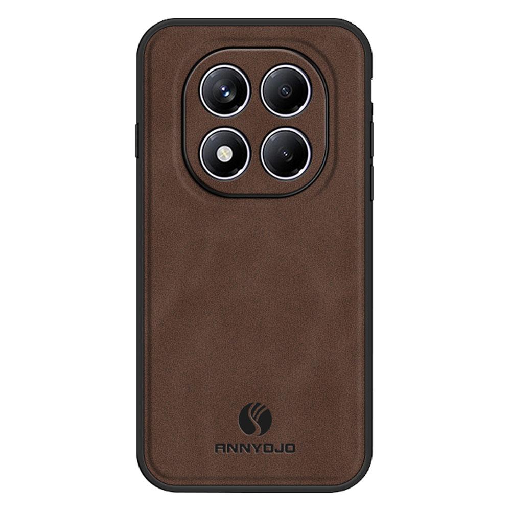 ANNYOJO Чехол для Xiaomi Redmi Note 14 Pro 4G из ПУ кожи+ПК+ТПУ, противоударная задняя крышка для телефона