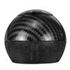 50295075 5 Speed Gear Shift Shifter Knob Head Ball Stick Cover Boot Gaiter Fit for Fiat 500 2012-2018 Black Carbon Fiber Style
