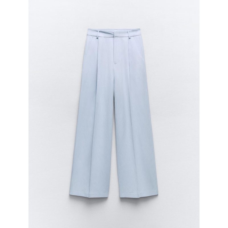 Za2024 Summer New Product Women's Clothes Linen Loose Shirt 4764001 Draping Pants 1255410 406