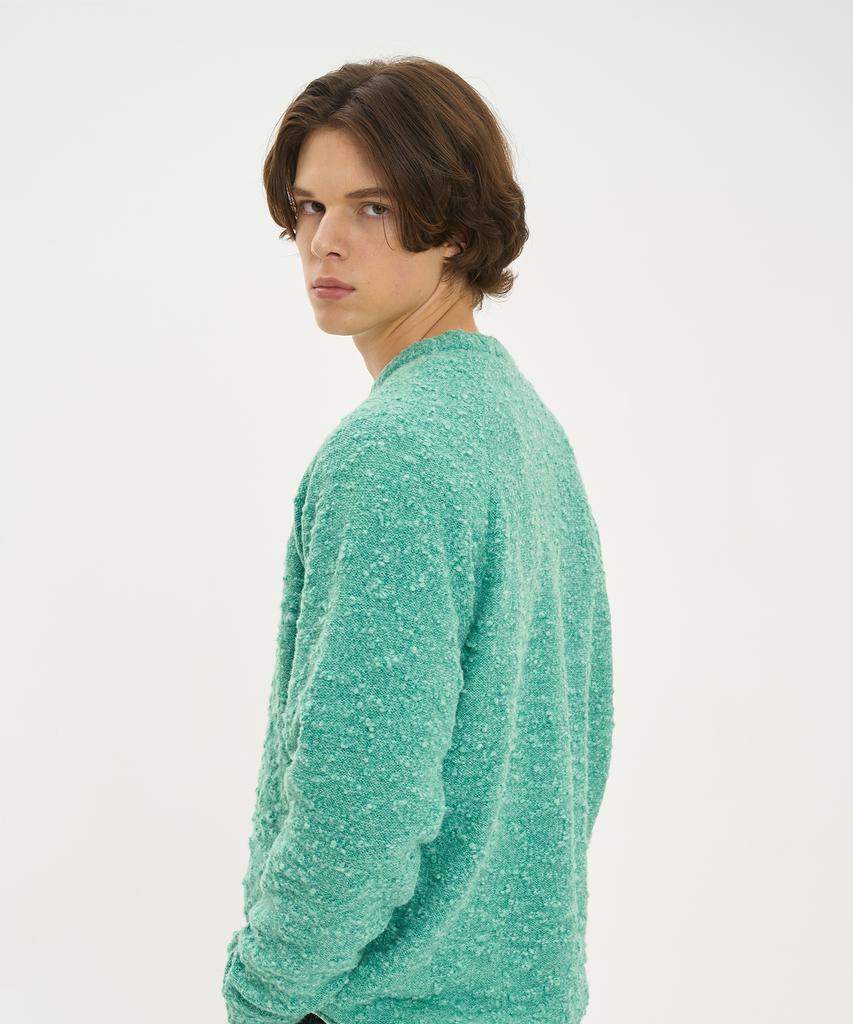 BLOND9 Snow Raglan Round Knit_Mint Green