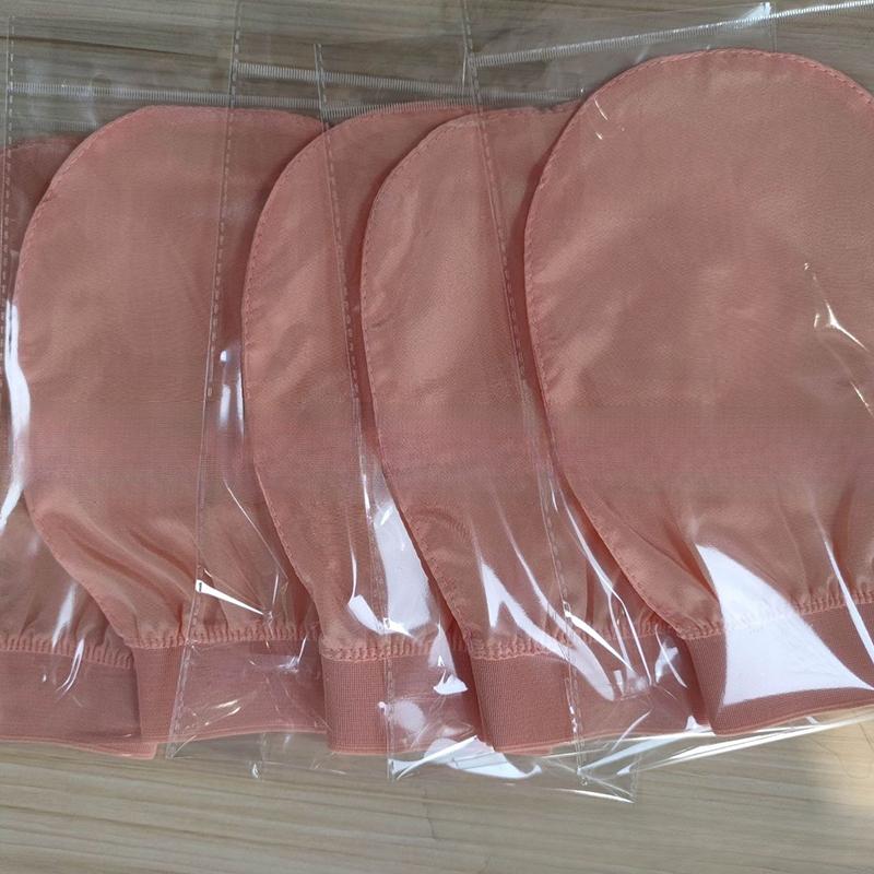 100% шелковое отшелушивающее полотенце для умывания лица, мягкое отшелушивающее полотенце для ванны, шелковые перчатки для умывания лица