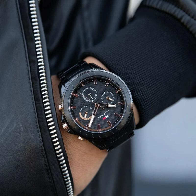 Tommy Hilfiger Черный, Мужские кварцевые часы, 1791858