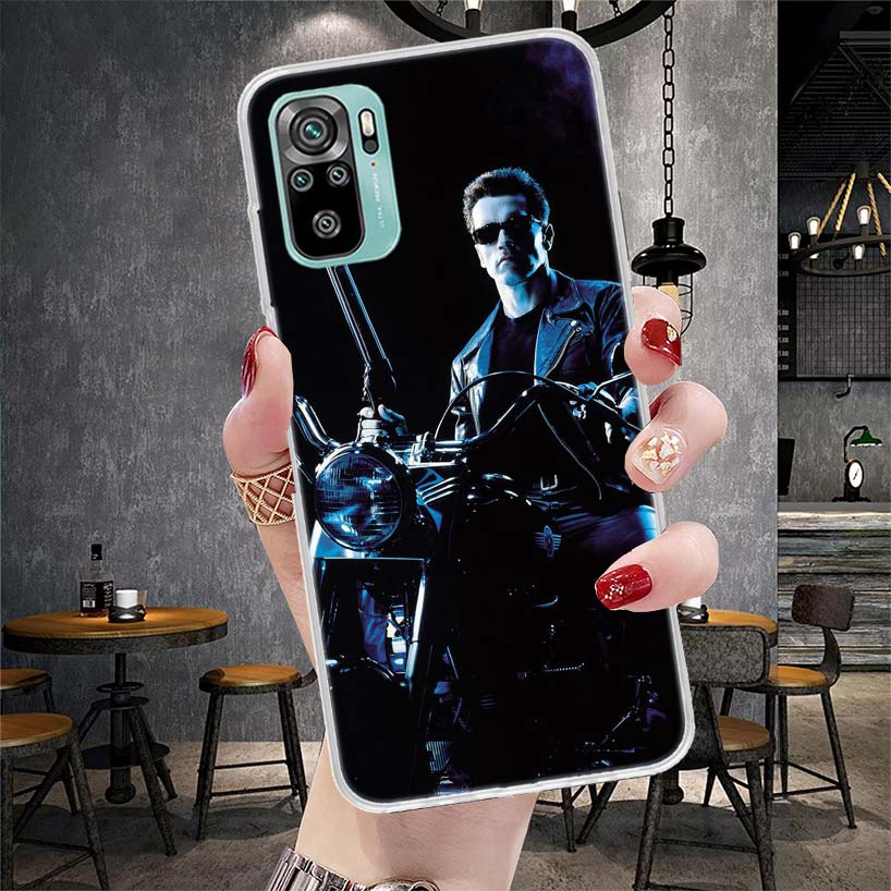 Арнольд Шварценеггер Терминатор Мягкий чехол для телефона для Xiaomi Redmi Note 15 14 14S 13 12 Pro Plus 12S 11 11S 11E 10 10S 11T 5G Забавный