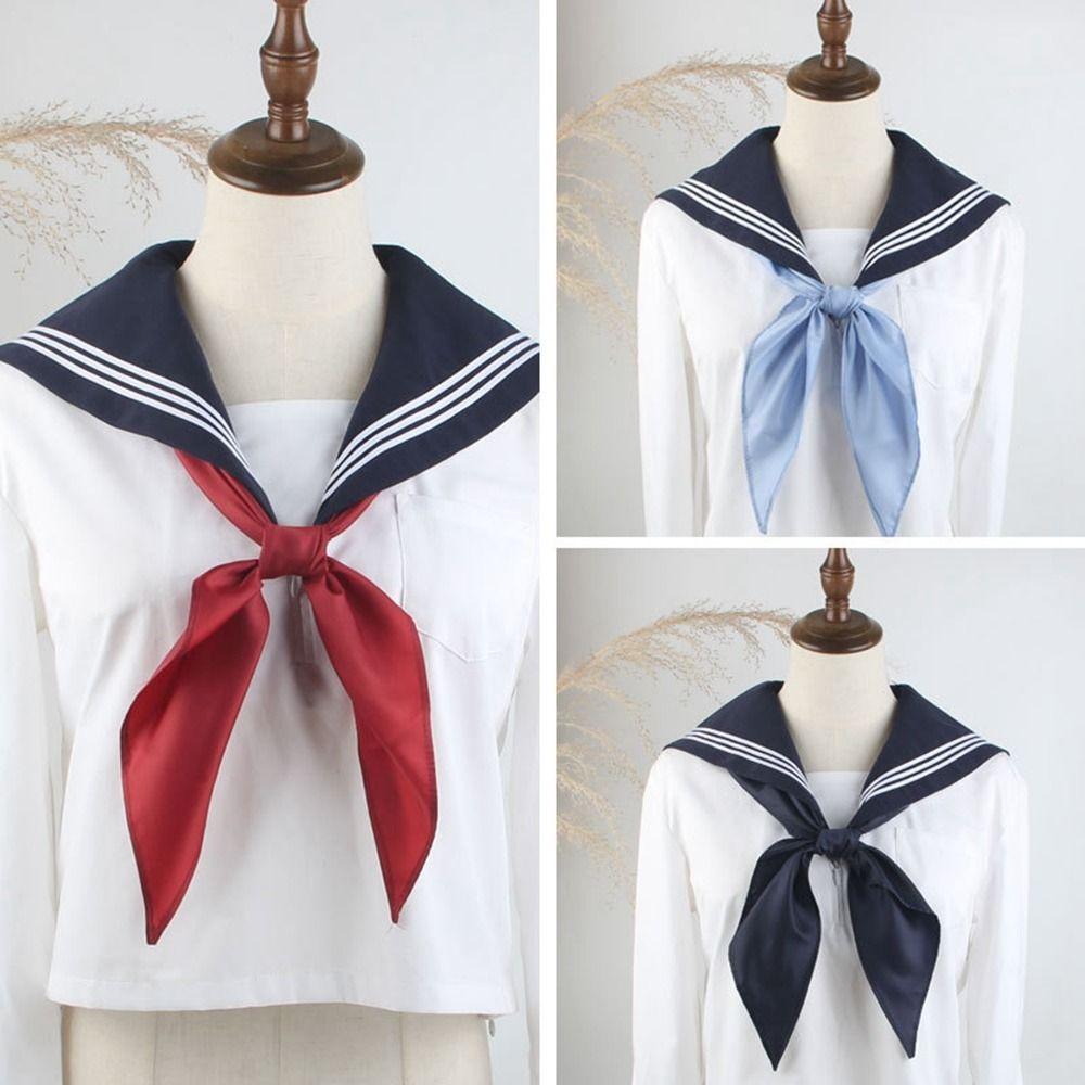 Neck Ties College Style Cravat Sailor Uniform Ties Small Bowtie Triangle Scarf JK Bow Tie