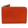 Мини-кошелек Tochigi Leather для мужчин и женщин, Натуральная кожа, L-молния, Компактный, Картхолдер, Кошелек для мелочи, Сделано в Японии, Коровья кожа, Тонкий
