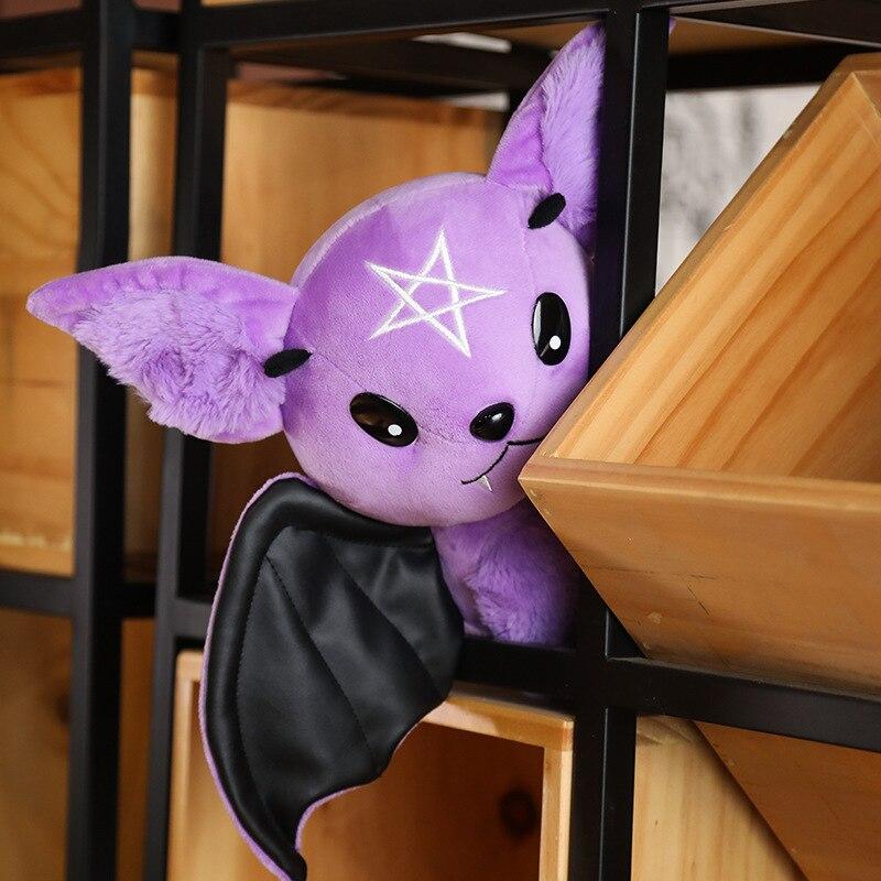 Creative Simulation Bat Doll Plush Toy Funny Doll Pillow Home Decoration Gift Ornaments Halloween Party Decor