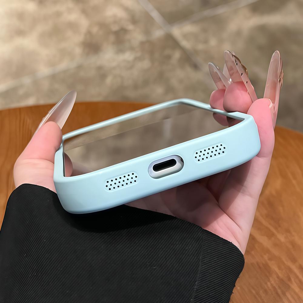 Матовый силиконовый чехол для телефона с мелкими отверстиями для iPhone 17 16 15 14 13 12 11 Pro Max Air Plus, полностью противоударный, мягкий задний бампер