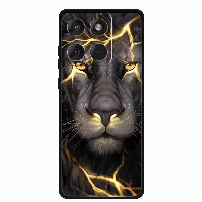 Soft Case For Motorola Edge 60 Fusion Case Cartoon Back Cover For Motorola Edge 60 Pro 5G Protective Cool Animal Bumper Bag Capa