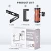 Universal Smartphone Video Grip Handle Handheld Vlog Bracket for Phone Smartphone Video Rig Kit