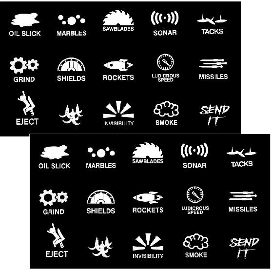 2Pcs Car Button Stickers, Novelty Stickers for Car or Truck Unused Buttons, Switch Panel Sticker for Dashboard and Console, Control Dash Buttons