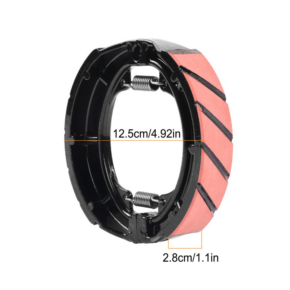 For  Power-assisted 48/JH70 Motorcycle Front Wheels Rear Drum Brake Shoe Bikes Rear Drum Brake Cover Shoe Moped Parts Automotive