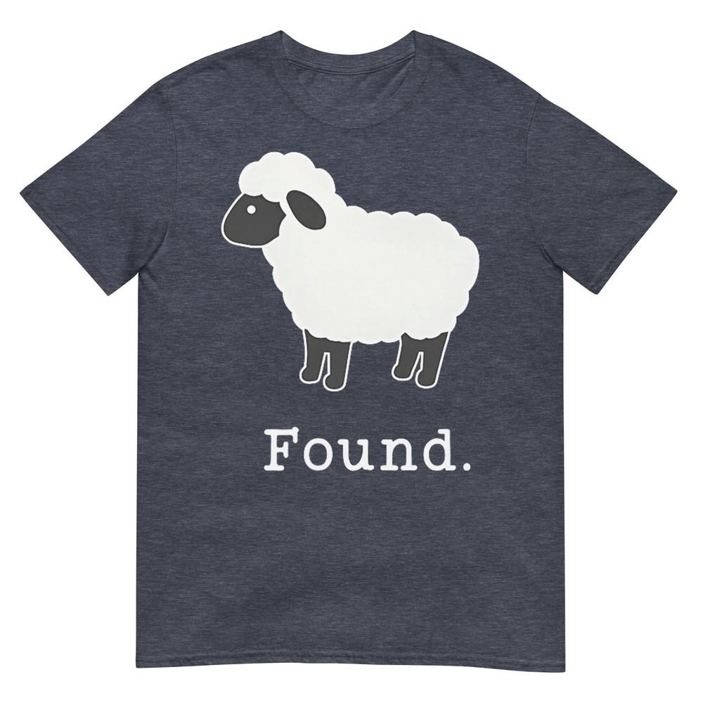 Found Minimalist Sheep Christian Psalm 23 Lamb Christian TShirt