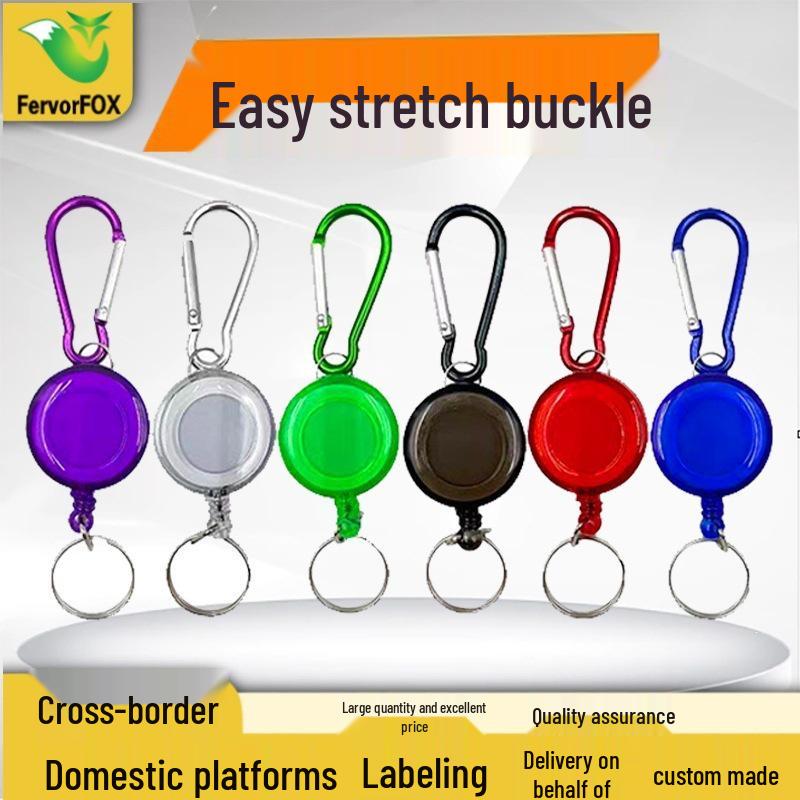 Colorful Anti-Lost Retractable Fishing Tool Hook with Easy Pull Tab