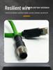 Сетевой кабель 8-жильный M12 - RJ45