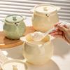 Керамическая банка для хранения смальца Naijiang с крышкой
