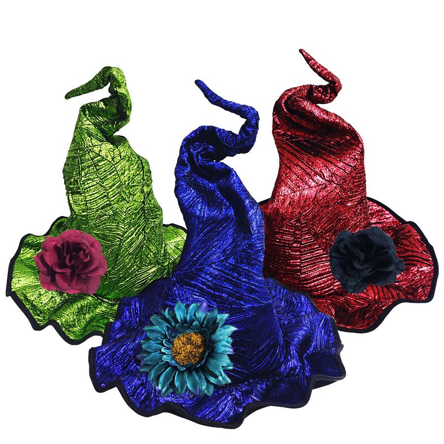 Реквизит для создания праздничной атмосферы, Шляпа ведьмы, Украшения на Хэллоуин, Шляпа ведьмы, Шляпа на Хэллоуин, Фестивальная шляпа, Реквизит на Хэллоуин