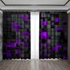 2pcs Plaid Pattern Curtains, Decorative Window Drapes, Window Treatments For Bedroom Living Room, Home Decor