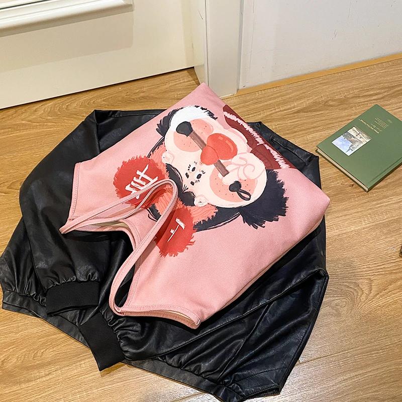 Большая вместительная дорожная сумка с небольшим нишевым дизайном, элегантная индивидуальная и универсальная сумка на плечо