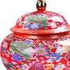 Porcelain Colour Enamel Tea Storage Container Ginger Jar Tea Jar Fine Workmanshi
