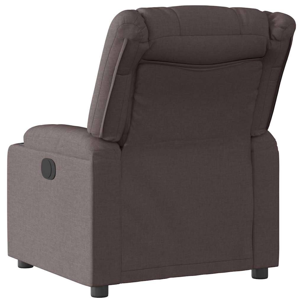 Recliner Dark Brown Fabric